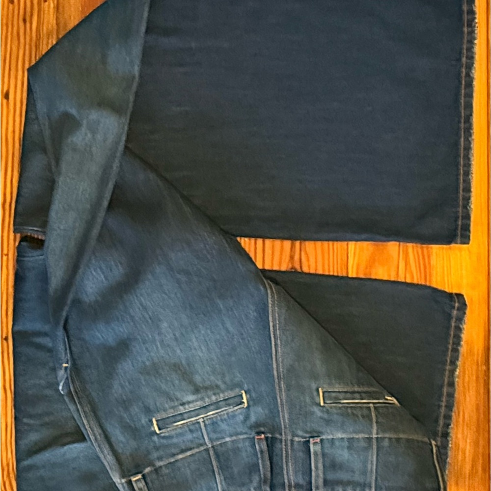 Alice and Olivia Anders low rise pleated jeans - Picture 7 of 8